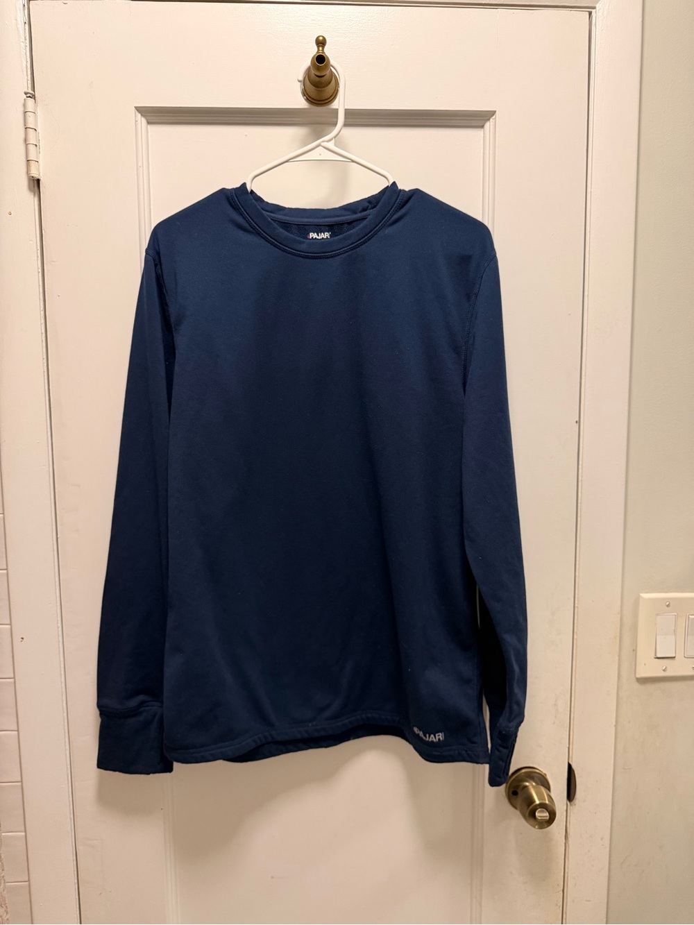 Pajar Men's Long-Sleeve Crewneck Shirt - Navy Blue